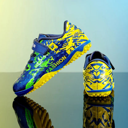 New Kids Professional Soccer Shoes Match Grass Ultralight Cleats Men Non-Slip Turf Football Boots Training Shoes Drop Shipping