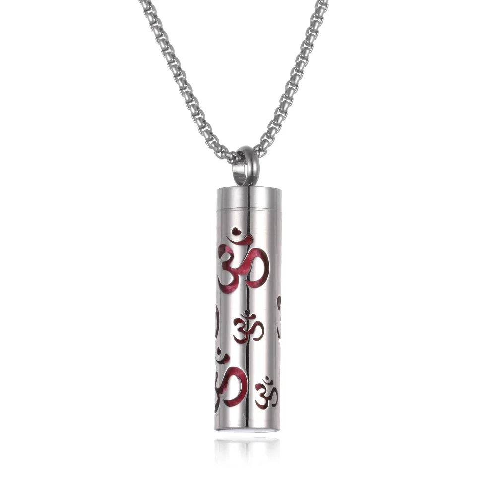Long Strip Stainless Steel Aromatherapy Necklace Perfume Diffuser Essential Oil Diffuser Pendant Necklace Jewelry Accessories