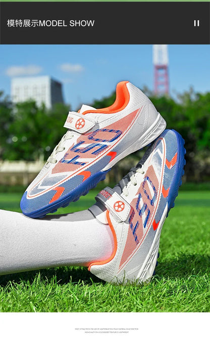 Kids Soccer Shoes Cleats Professional School Football Boots Grass Training Sport Footwear Boys Outdoor Futsal Soocer Boots 30-38