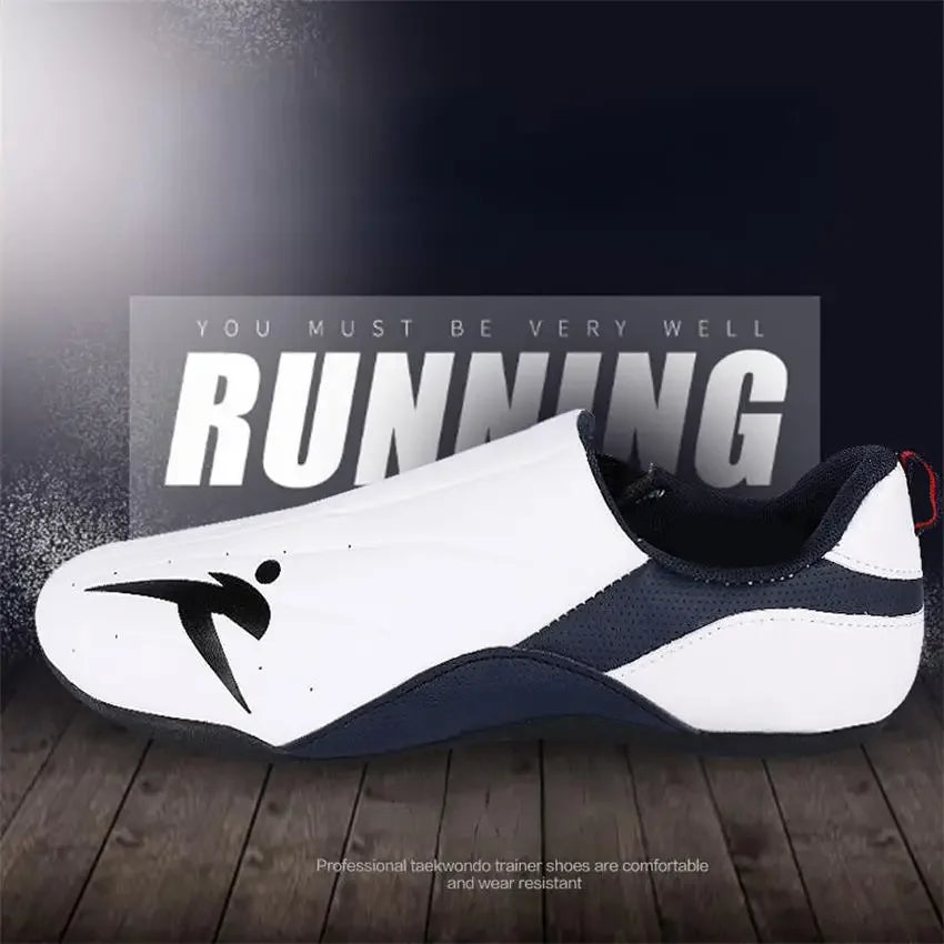 Sapatos Masculinos para Boxe Kung Fu Artes Marciais Respiráveis Solado Macio Grosso Tênis de Caratê para Treinadores de Taekwondo Resistentes ao Desgaste para Crianças e Adultos