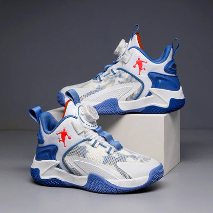 New Children's Basketball Shoes Mesh Breathable Sports Shoes For Teenagers Non-Slip Wear-Resistant Basketball Sneakers Kids
