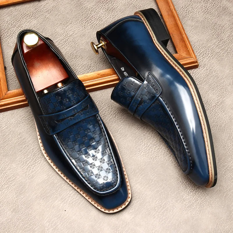 NEW Men's Luxury Loafers Cowhide Wear-resistant and Comfortable Leather Shoes Daily Dress Fashion Office Formal Shoes Leather