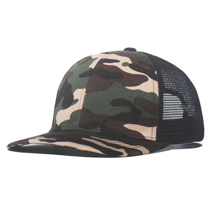New Fashion Slight Curved Brim Baseball Cap For Men Women Summer Breakable Net Blank Truck Caps Sun Hat