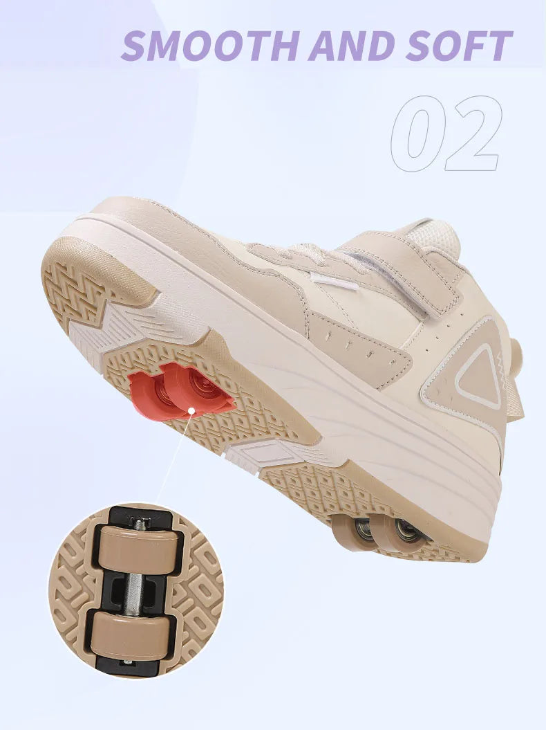 Children Roller Skate Shoes Kids Autumn Children Fashion Casual Sports Toy Birthday Gift Games Boys 4 Wheels Sneakers Girls