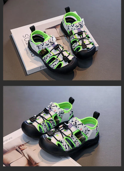2025 Children's High Quality Close Toe Summer Beach Water Shoes Outdoor School Sport Sandals for Kids Toddler Boys Girls