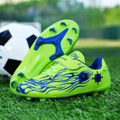 New Kids Low Top Soccer Shoes Boys Football Cleats Boys Lightweight Training Boots Youth Breathable Comfortable Football Sneaker