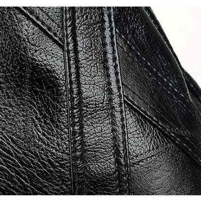 PU Zipper High Quality Women's Shoulder Bag 2024 Soft Faced  Large Capacity Fashionable Commuting Women's Shoulder Bag