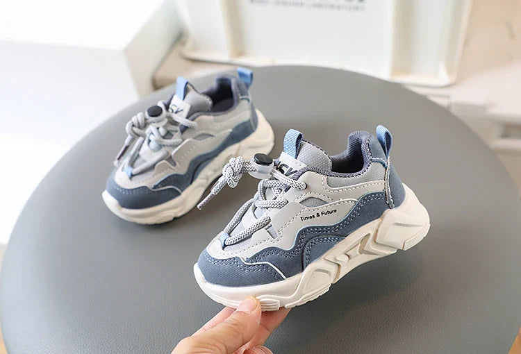 Children Sneakers for Boys Girls Lace-up Non-slip Spring New Girls Sport Shoes Classic Kids Casual Running Cute Toddler Shoes