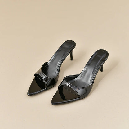 Women's High Heels Summer Women Fashion Classic Pointy Open Toe Stiletto Heels Sexy Women's Party Women's Sandals