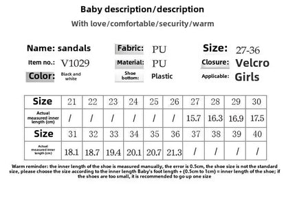 2025 Summer New Children Fashion Sandals for Girls American Style Soft Thick Sole Non-slip Versatile Cool Woven Roman Beach Shoe