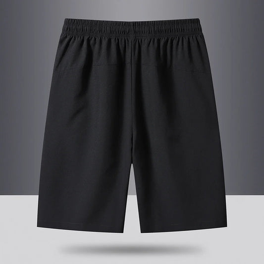 Men'S Beach Quick Dry Running Sports Board Black Shorts