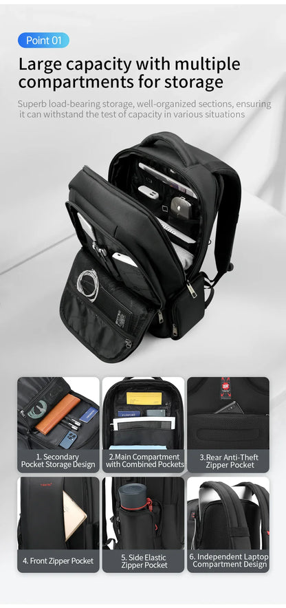 Travel Backpacks Vacuum Backpack 14 15.6 17.3inch Laptop Backpack For School Backpack Men Schoolbag Compression Backpack