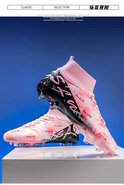 Professional Football Boots Men Soccer Shoes Society Football Cleats FG Lightweight Training Soccer Sneakers Outdoor Sports Shoe