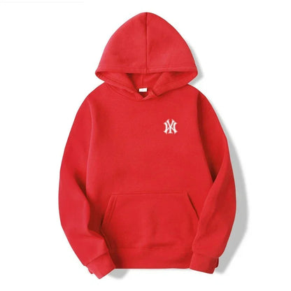 Men's and Women's Casual Fashion Trend Fleece Hooded Hoodies Spring Fall Outdoor Sweatshirt Popular Font Print Pullovers Coat