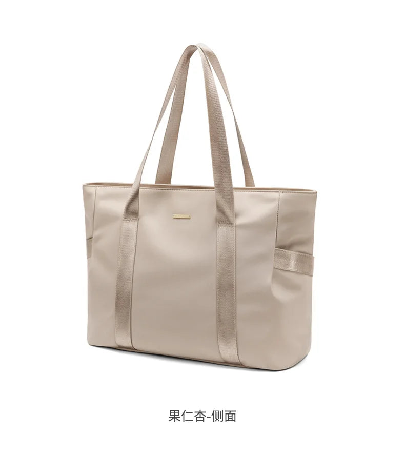 Designer Luxury Women's Bag Shoulder Bags For Work 14 Inches Commuter Bag With Zipper Compartments Large Capacity Tote Bag