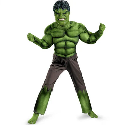 New  Hulk Costumes for kids/ Fancy dress/Halloween Carnival Party Cosplay Boy Kids Clothing Decorations Supplies