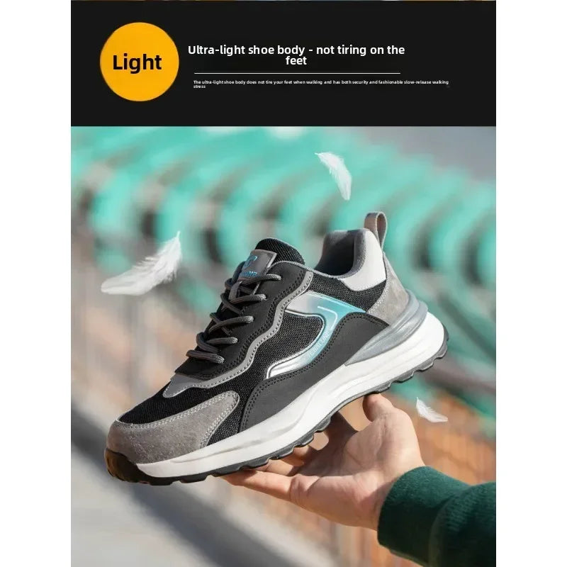 Safety Shoes with Steel Toe Caps Odor Prevention and Protection Shoes Insulated Shoes  Breathable Labor Protection Shoes