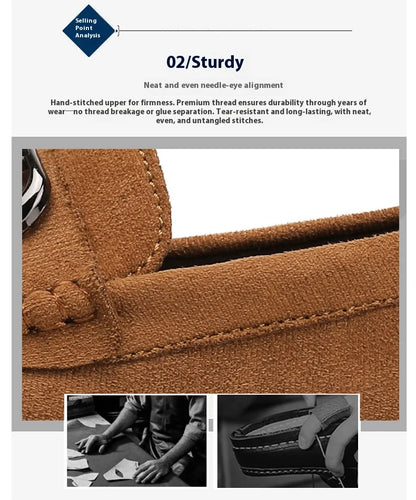 The 2025 new men's soft-soled comfortable casual shoes are versatile Lazy people can wear them on one foot Size 46 size 47