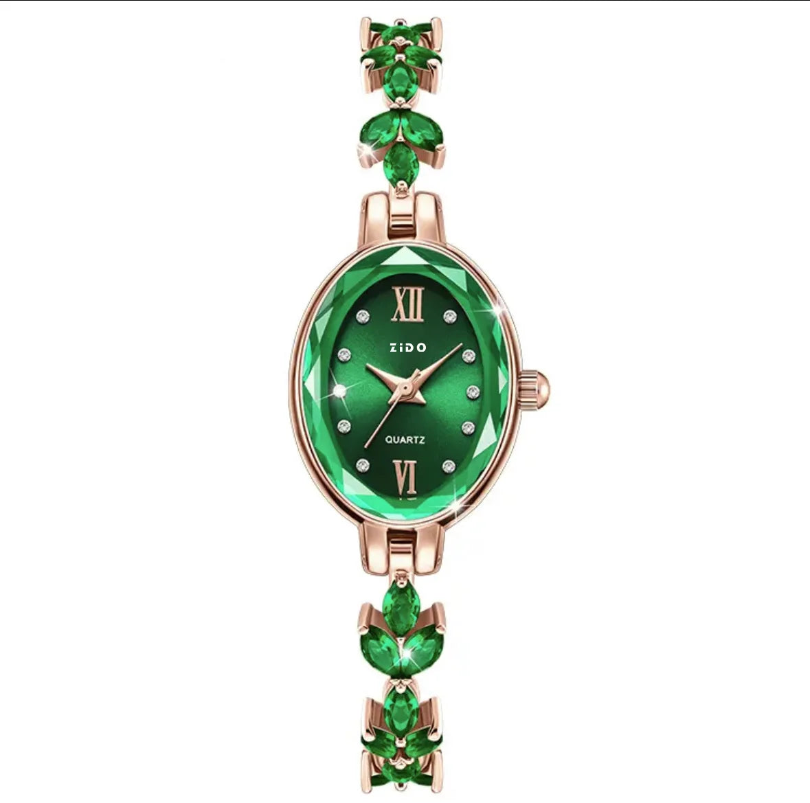 V22 Women's Watches Light Luxury Diamond Inlaid Female Watch Waterproof Oval Ladies Fashion Quartz Bracelet Wristwatch
