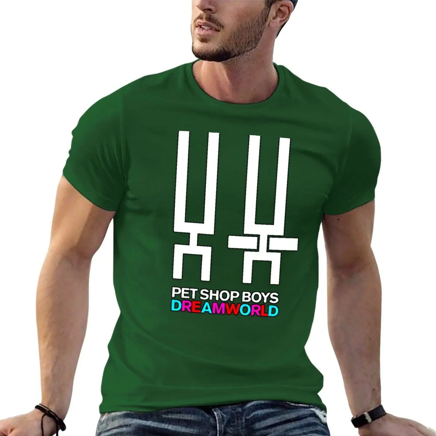 Pet Shop Boys T-Shirt tees blanks anime clothes sublime men clothing