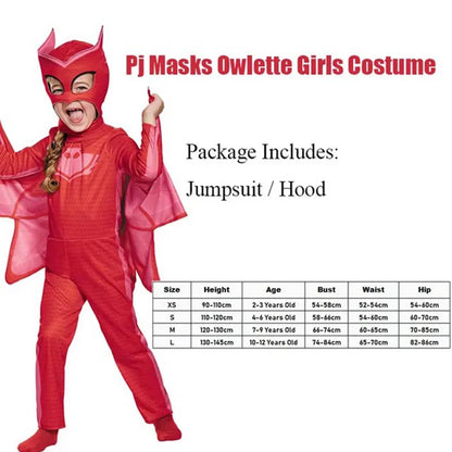 cosplay Blue Pajama Boys Girls Anime Hero Costume with Mask Cosplay Clothe Suit Child Halloween costume Birthday Party Kids Gift
