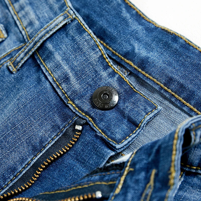 4 Model Classic Style Men's Slim Denim shorts Summer New Business Fashion Thin Stretch Short Casual Pants Male