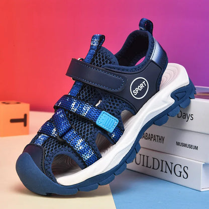 Fashion Boys Sandals Children Summer Shoes Sneaker Non-slip Closed Toe Water Shoes Outdoor Walkingsports Sandal for Boy Shoes