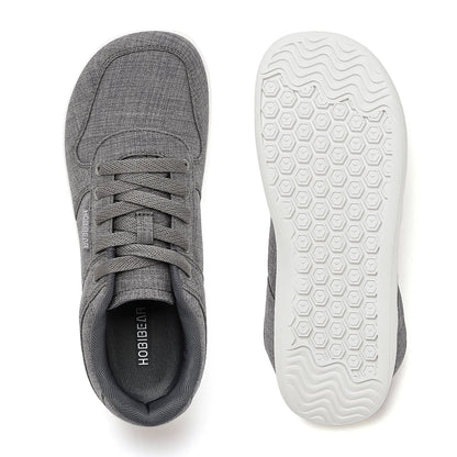 Unisex Barefoot Shoes for Men Women Wide Minimalist Walking Sneakers Lace-Up Outdoor Lightweight Running Shoes