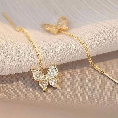 Simple Black Bow Love Earrings for Women Fashionable Personalized Beautiful Daily Accessories Party Jewelry Premium Gifts