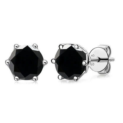 Real 1 CT D Color Moissanite Stud Earrings For Women Top Quality 925 Sterling Silver Sparkling Wedding Jewelry