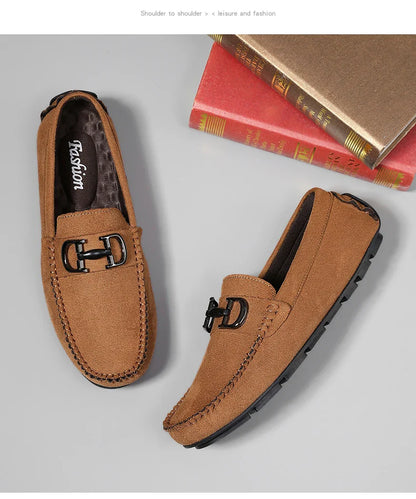 The 2025 new men's soft-soled comfortable casual shoes are versatile Lazy people can wear them on one foot Size 46 size 47