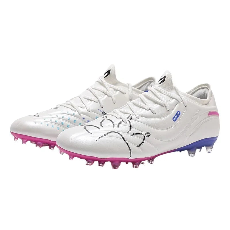 Men's Football Shoes Adult Mg Short Spikes Artificial Turf Training Football Boots Indoor Anti-slip Soccer Shoes