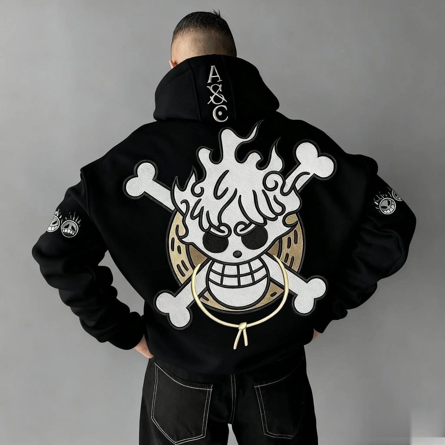 Oversized One Piece Anime Hoodie Men Women Pullover Sweatshirt Cartoon Graphic Print Streetwear Casual Autumn Winter Y2k Clothes