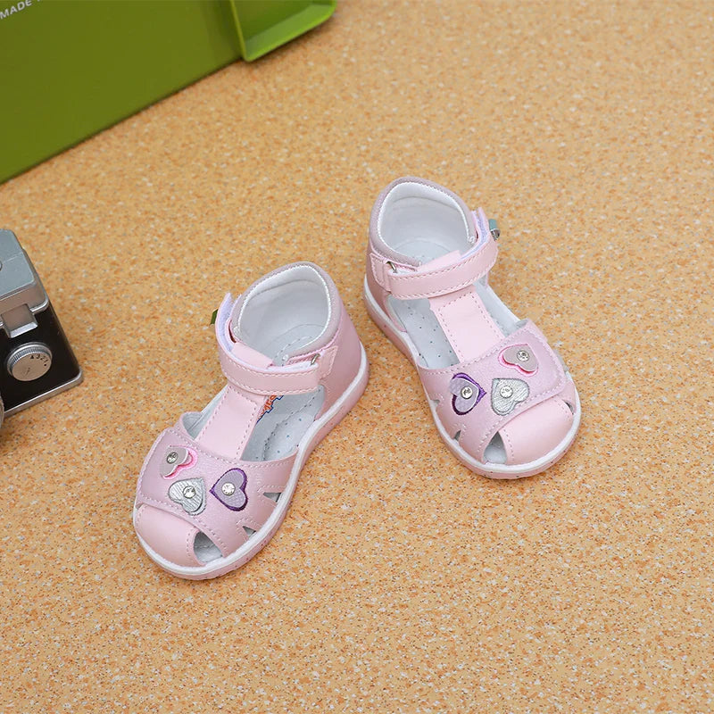 Children Sandals Summer Little Girl Sandals Baotou Girls Beach Sandals Hollow Breathable Baby Shoe