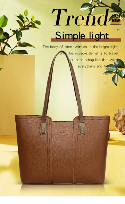 Genuine Brand Women Bags Designer High Quality Soft Leather Large Women 2024 Shoulder Bag Messenger Handbag Shopping Messenger