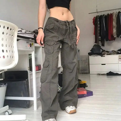 Women's Style Versatile High Waist Workwear Style Denim Pants