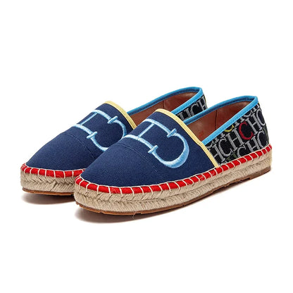 Woman Middle Heel Slippers Luxury Brand Women's Shoes Retro Design 2025 Summer New