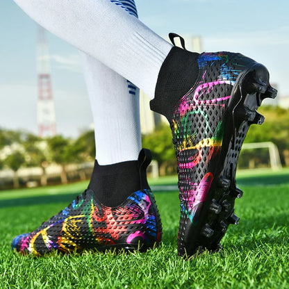 Spiked Comfortable Breathable Competition Soccer Cleats for Training and Matches