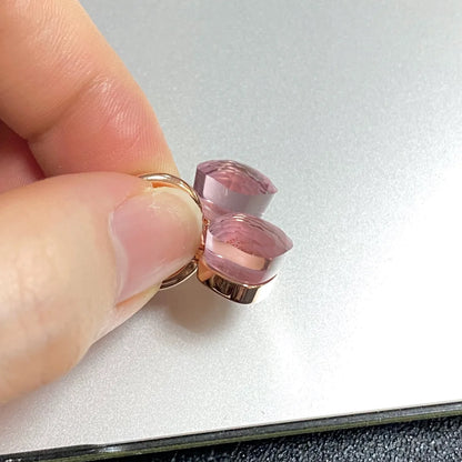 Classic Earrings For Women Amethyst Crystal Earrings Copper With Gold Plated Square Candy Colors Earrings Fashion Jewelry