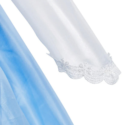2025 Kid Elsa Anna Costume Girl Birthday Floral Dress Children Snow Queen Performance Fantasy Princess Evening Halloween Costume