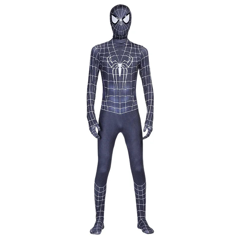 Spiderman Costume Spider Man Black Panther Iron Man Spider Gwen Cosplay Zentai Jumpsuit Bodysuit Halloween Costume Adult Child