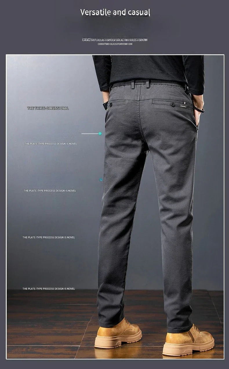 Winter Men Fleece Brand Jeans Fashion Soft Stretch Black Biker Masculino Denim Trousers Thick Velvet  Warm Pants Overalls