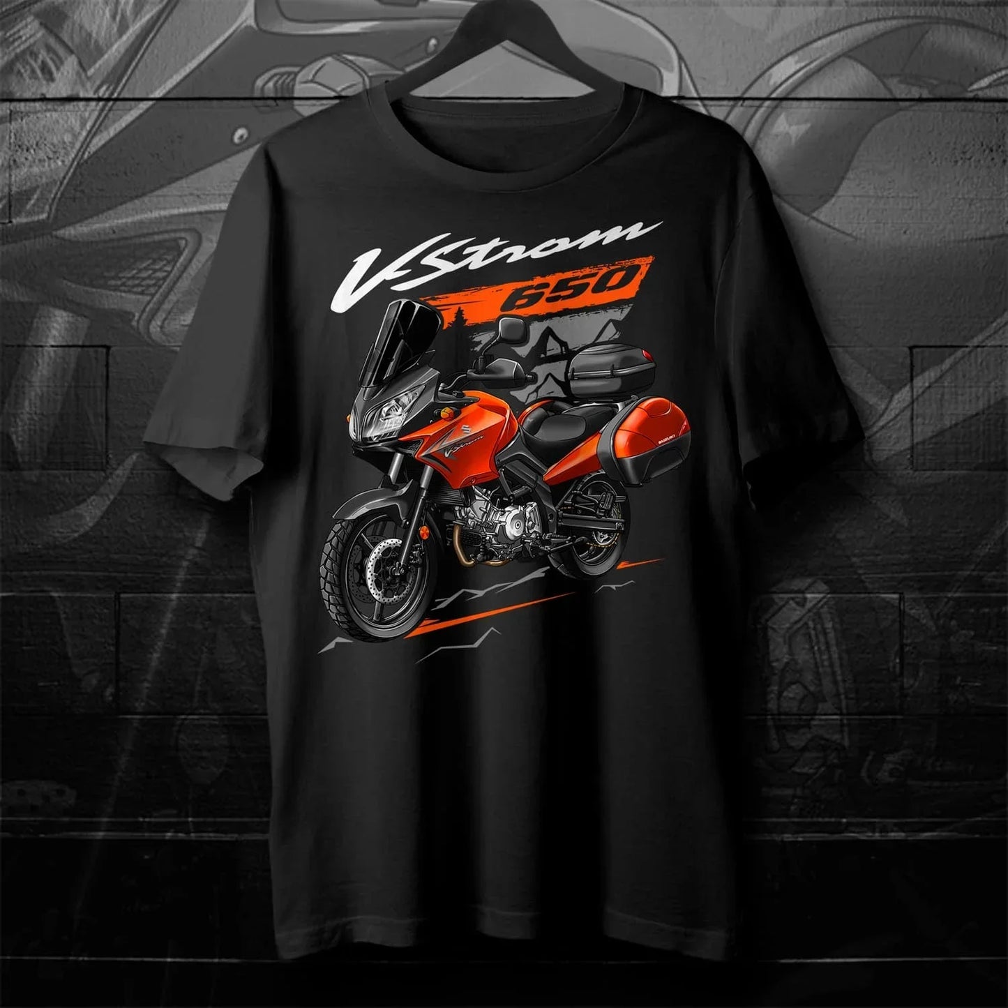 Classic Japanese 2004-2011 Models V-Strom 650 Motorcycle T-Shirt 100% Cotton O-Neck Short Sleeve Summer Casual Mens T-shirt