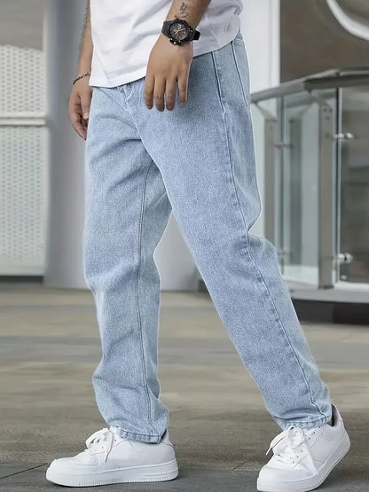 Men's Casual Fashion Jeans - Comfortable, Stylish, and Durable for Everyday Wear