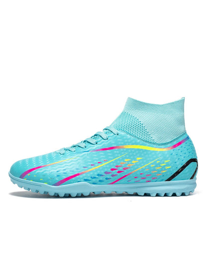 Classic TF Turf football shoes PU Fabric Comfort Upper Rubber Abrasion Resistant Sole Unisex Kids Sports Sneakers