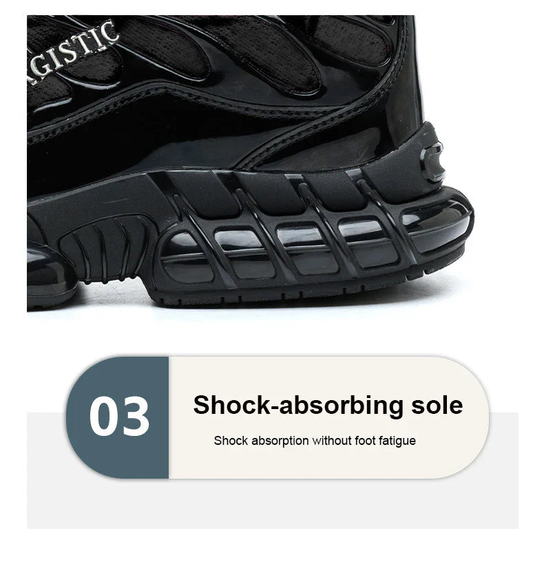 Fashion Safety Protective Shoes Men Safety Shoes Anti-smash Anti-puncture Work Shoes Steel Toe Men Comfortable Work Boots