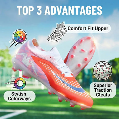 New Men Football Boots Training Breathable Soccer Shoes Wholesale Unisex Professional Ultralight Indoor Futsal Drop Shipping