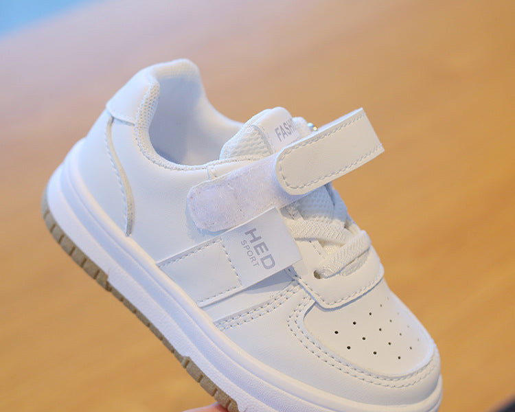 Children's Casual Sneakers 2024 New Comfortable Single Shoes Baby Boys Girls Toddler Small White Shoes Tenis Sports Board Shoes