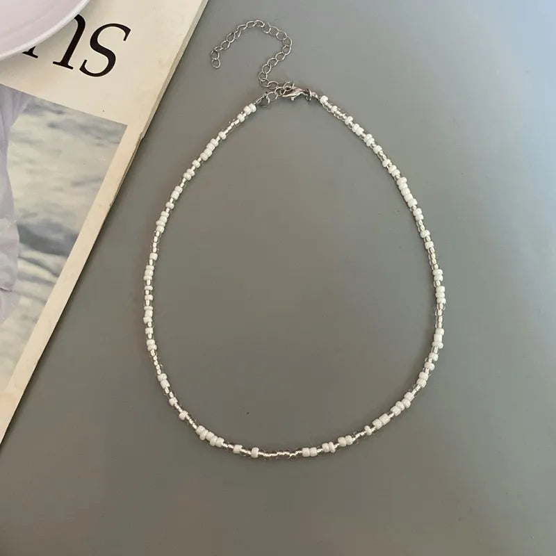 Choker Chain Fashion  Charm Collar Colorful Handmade Colar Collar Necklace Jewelry Femme
