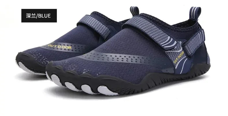 Mens Quick Drying Water Shoes Unisex Breathable Aqua Shoes Slip on Non Slip Wading Shoes Travel Water Park Pool Ladies Sneakers